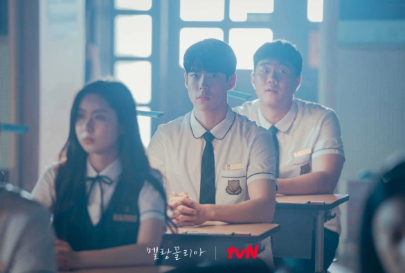 Кадр из дорамы Меланхолия