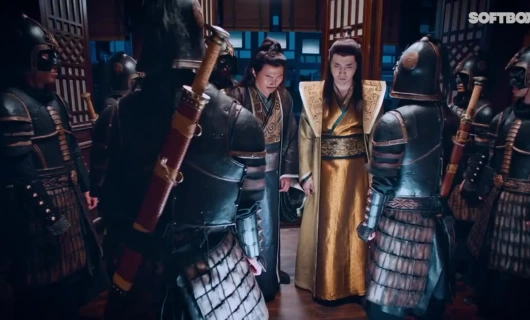 Расколотая битвой синева небес 20 серия